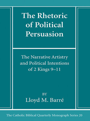 cover image of The Rhetoric of Political Persuasion